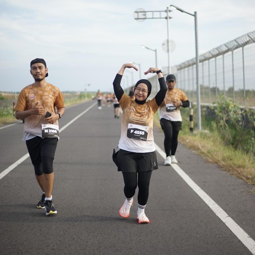Race photo from KEDIRI HALF MARATHON 2026