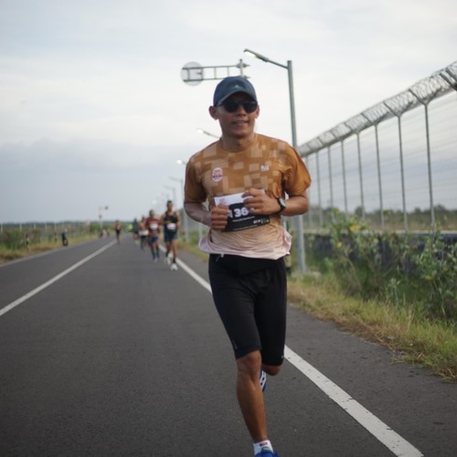 Race photo from KEDIRI HALF MARATHON 2026