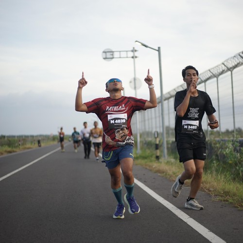 Race photo from KEDIRI HALF MARATHON 2026