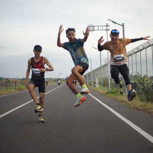 Race photo from KEDIRI HALF MARATHON 2026