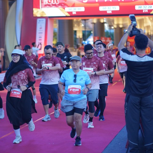 Race photo from KEDIRI HALF MARATHON 2026