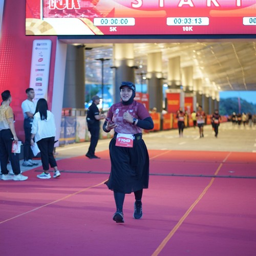 Race photo from KEDIRI HALF MARATHON 2026