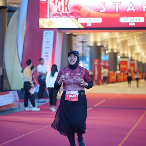 Race photo from KEDIRI HALF MARATHON 2026