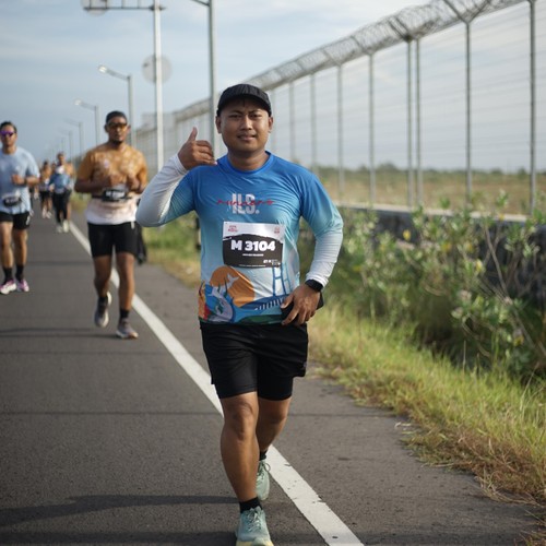 Race photo from KEDIRI HALF MARATHON 2026