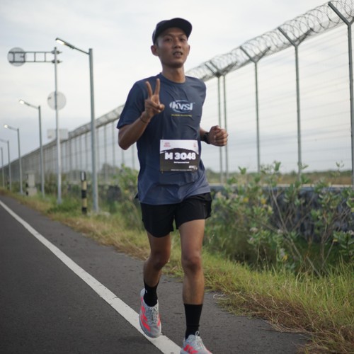 Race photo from KEDIRI HALF MARATHON 2026