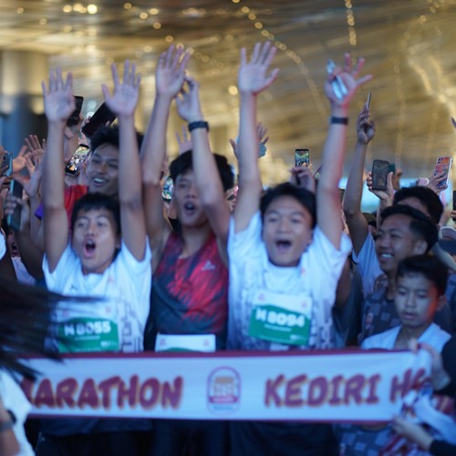 Race photo from KEDIRI HALF MARATHON 2026