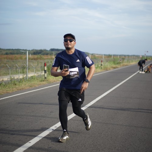 Race photo from KEDIRI HALF MARATHON 2026