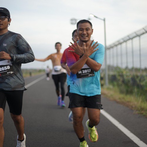 Race photo from KEDIRI HALF MARATHON 2026