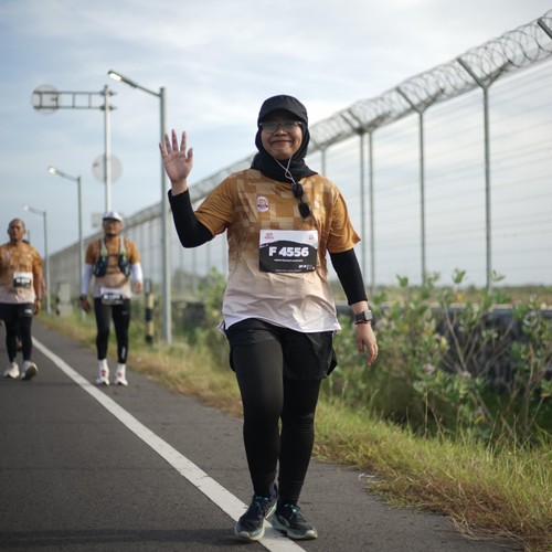 Race photo from KEDIRI HALF MARATHON 2026