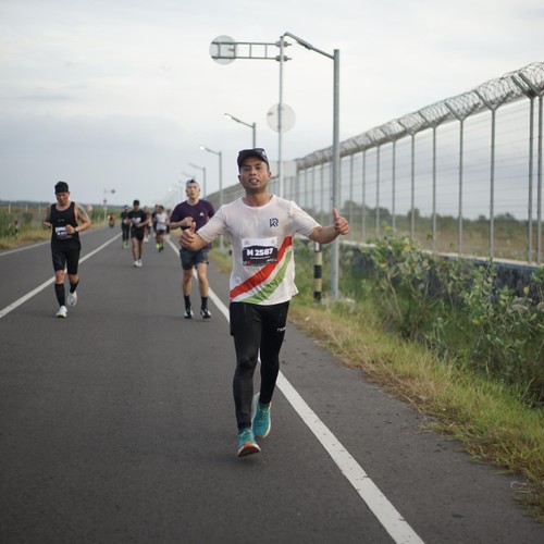 Race photo from KEDIRI HALF MARATHON 2026