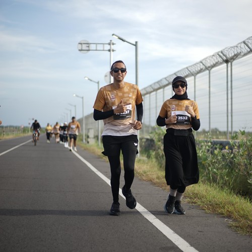 Race photo from KEDIRI HALF MARATHON 2026