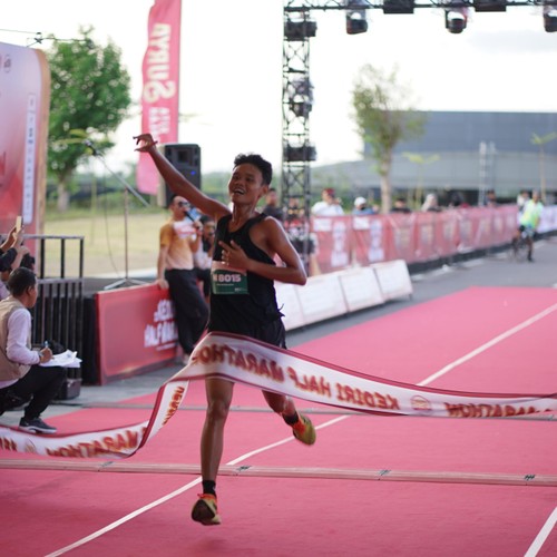 Race photo from KEDIRI HALF MARATHON 2026