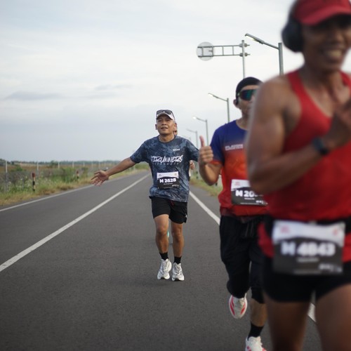 Race photo from KEDIRI HALF MARATHON 2026