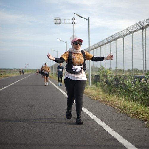Race photo from KEDIRI HALF MARATHON 2026