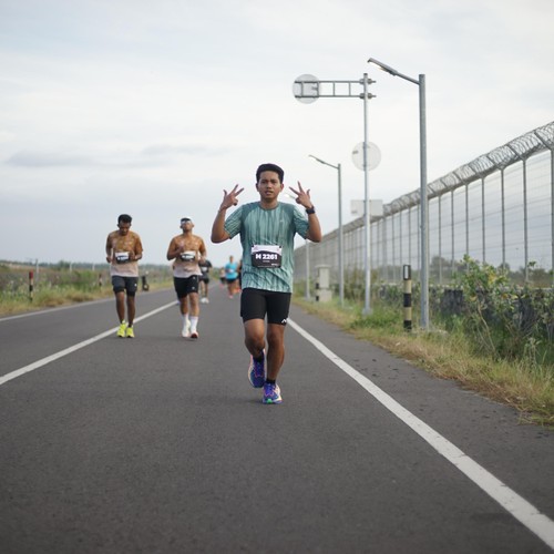 Race photo from KEDIRI HALF MARATHON 2026