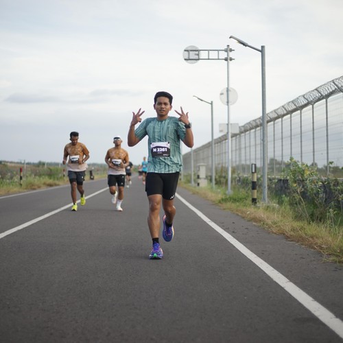 Race photo from KEDIRI HALF MARATHON 2026
