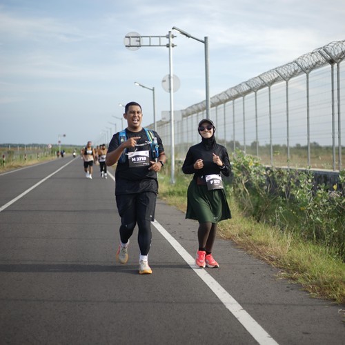 Race photo from KEDIRI HALF MARATHON 2026