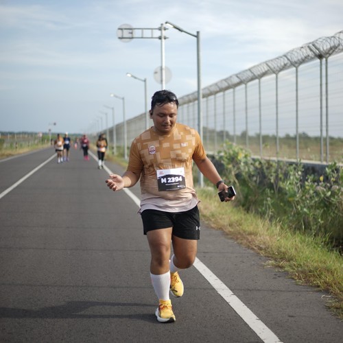 Race photo from KEDIRI HALF MARATHON 2026