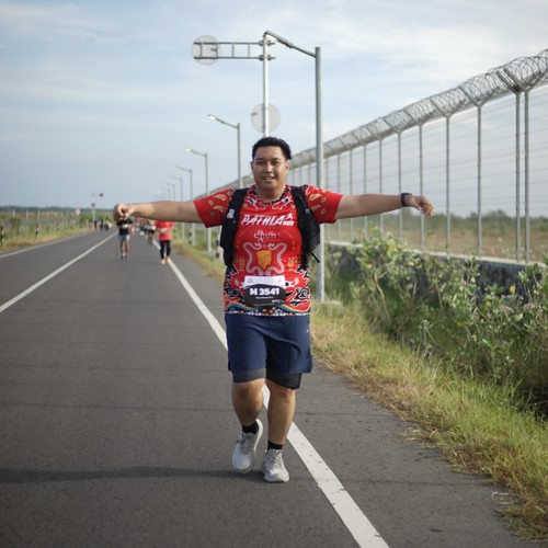Race photo from KEDIRI HALF MARATHON 2026