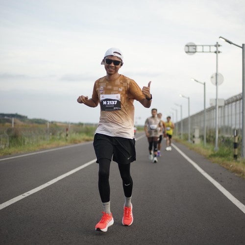 Race photo from KEDIRI HALF MARATHON 2026