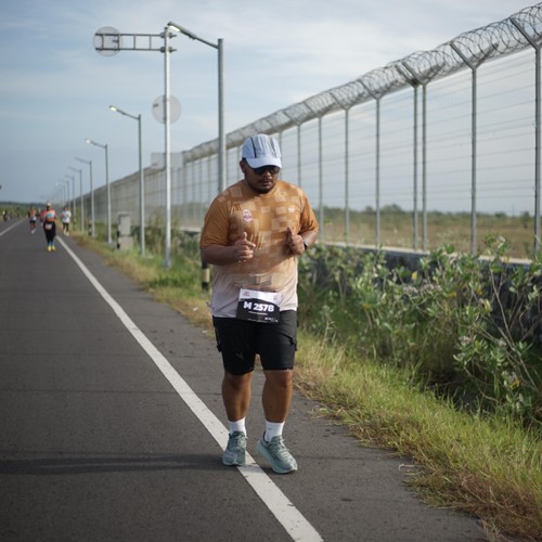 Race photo from KEDIRI HALF MARATHON 2026