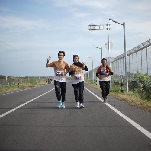 Race photo from KEDIRI HALF MARATHON 2026