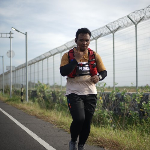 Race photo from KEDIRI HALF MARATHON 2026