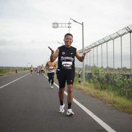 Race photo from KEDIRI HALF MARATHON 2026