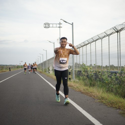 Race photo from KEDIRI HALF MARATHON 2026