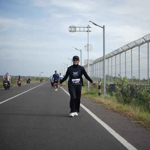 Race photo from KEDIRI HALF MARATHON 2026