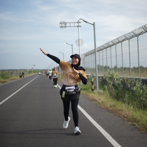 Race photo from KEDIRI HALF MARATHON 2026