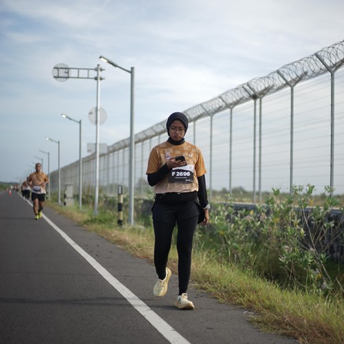 Race photo from KEDIRI HALF MARATHON 2026