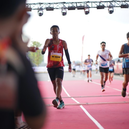 Race photo from KEDIRI HALF MARATHON 2026