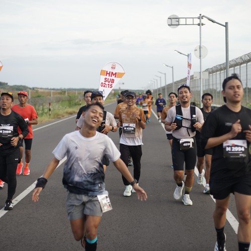 Race photo from KEDIRI HALF MARATHON 2026