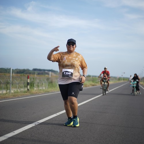 Race photo from KEDIRI HALF MARATHON 2026
