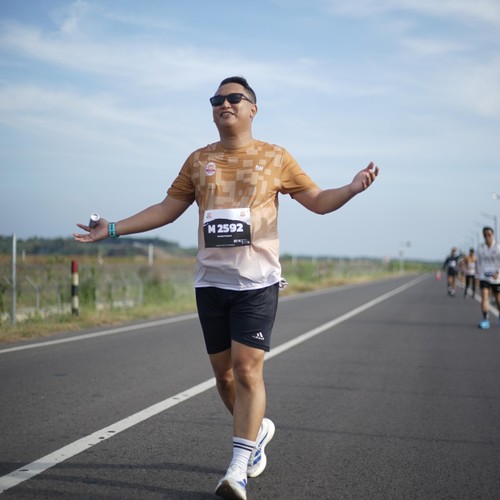 Race photo from KEDIRI HALF MARATHON 2026
