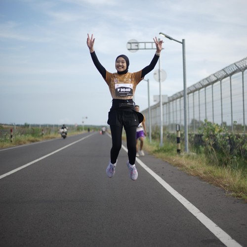 Race photo from KEDIRI HALF MARATHON 2026