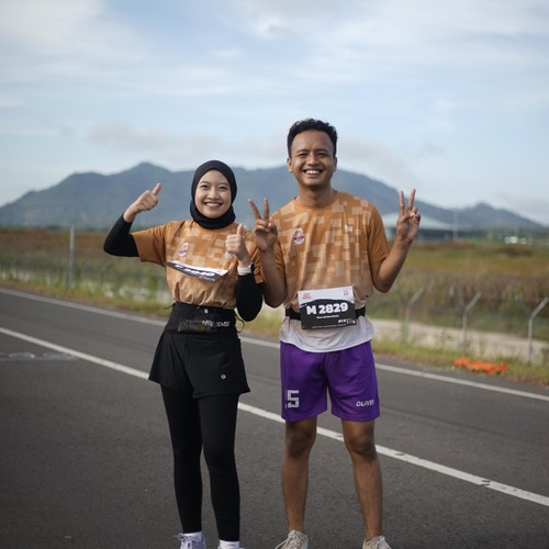 Race photo from KEDIRI HALF MARATHON 2026