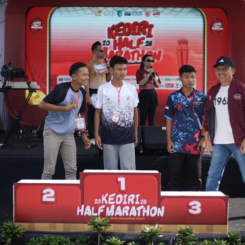 Race photo from KEDIRI HALF MARATHON 2026