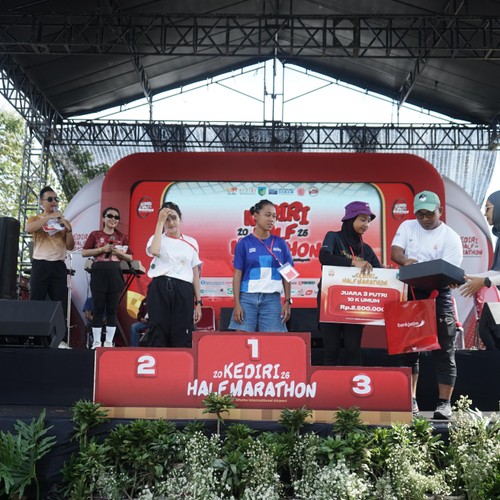 Race photo from KEDIRI HALF MARATHON 2026