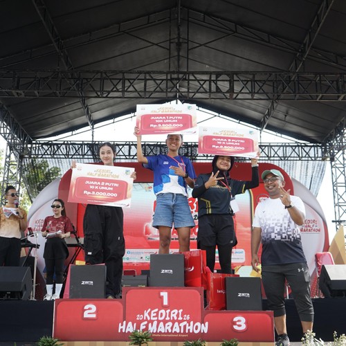 Race photo from KEDIRI HALF MARATHON 2026
