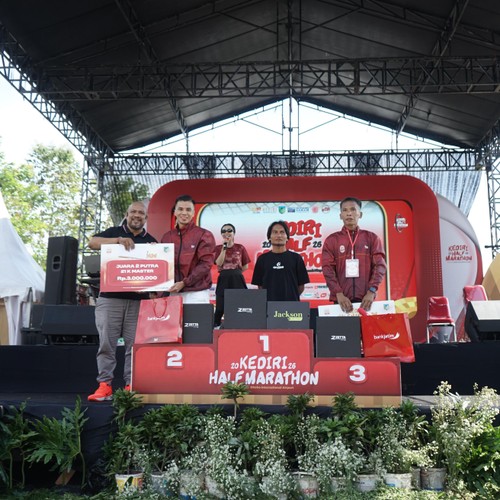 Race photo from KEDIRI HALF MARATHON 2026