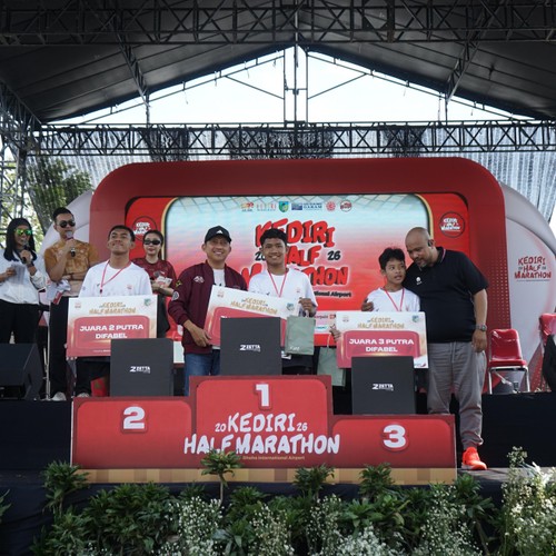 Race photo from KEDIRI HALF MARATHON 2026