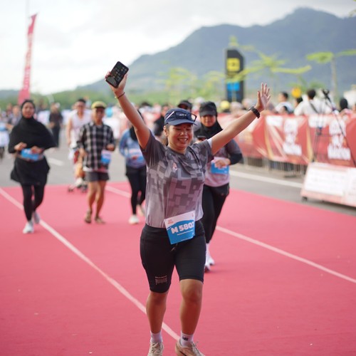 Race photo from KEDIRI HALF MARATHON 2026