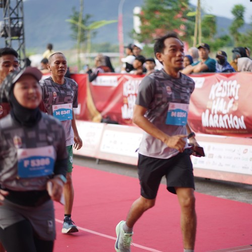 Race photo from KEDIRI HALF MARATHON 2026