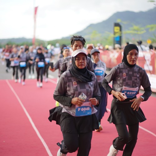 Race photo from KEDIRI HALF MARATHON 2026