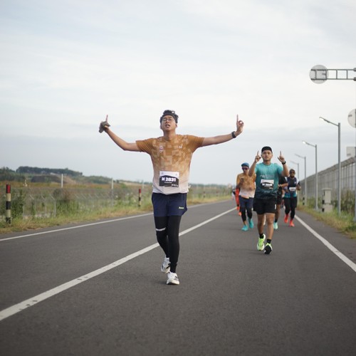 Race photo from KEDIRI HALF MARATHON 2026
