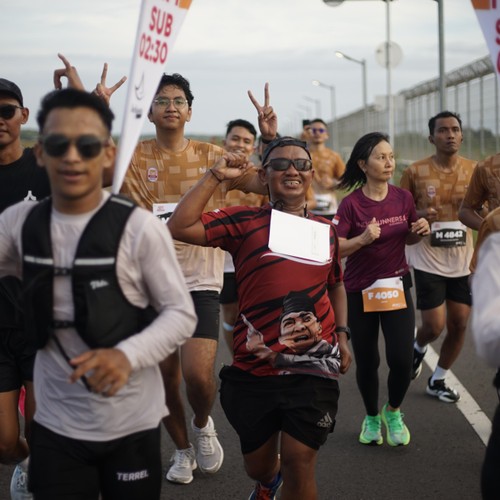 Race photo from KEDIRI HALF MARATHON 2026