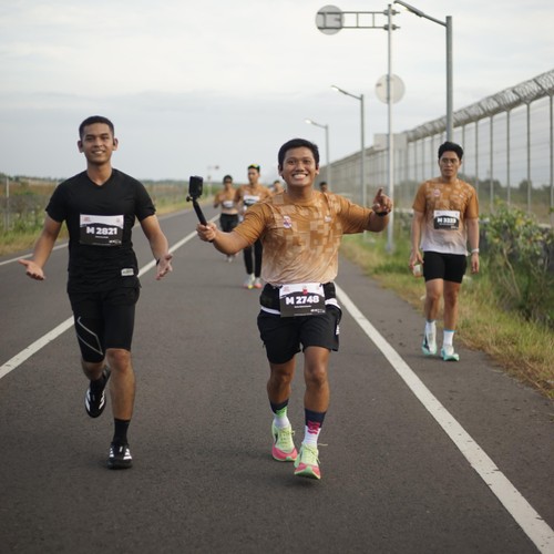 Race photo from KEDIRI HALF MARATHON 2026