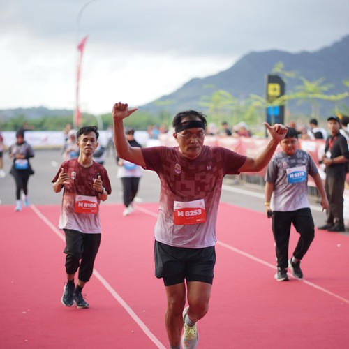Race photo from KEDIRI HALF MARATHON 2026